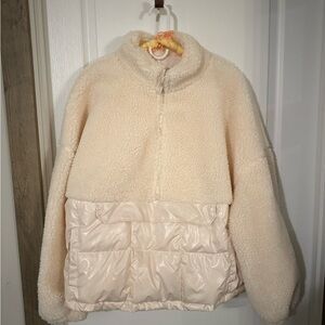 Fabletics Cream and Yellow Outerwear